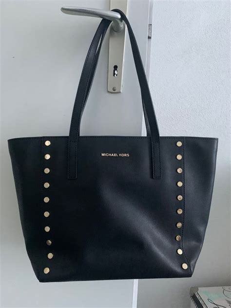 michael kors handtasche schwarz mit nieten|MICHAEL Michael Kors Handtasche mit Nietenbesatz (black) .